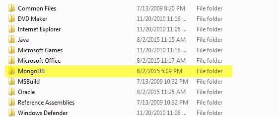 created in your Directory